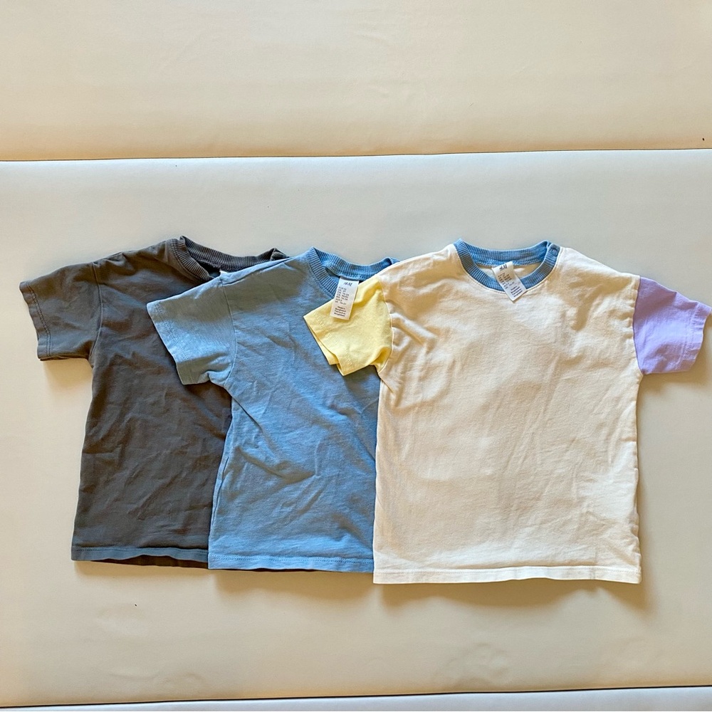 3 H&M short sleeve tees